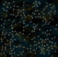 Map of Tormented Space with all links between systems opened. Map of Tormented Space with all links between systems opened.